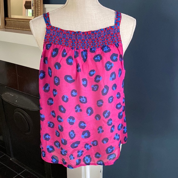 Anthropologie NWOT Size S Conditions Apply Leopard Print Tank Top - Picture 1 of 5